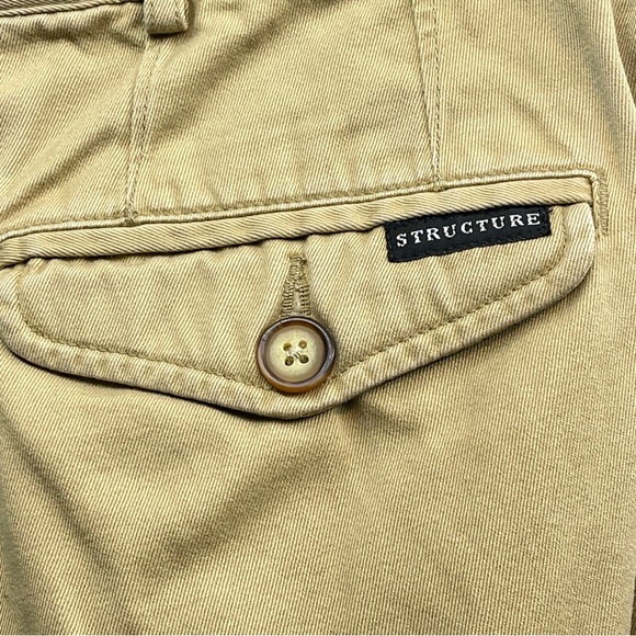 Structure Men's Tan Pants - altered to size 30/28 - Picture 4 of 7